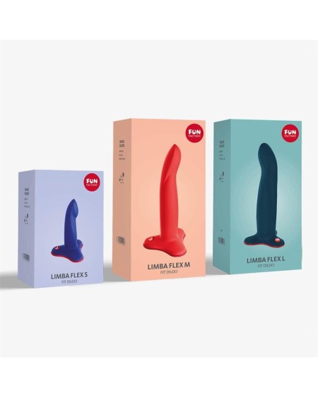 limba flex dildo size m flashy coral