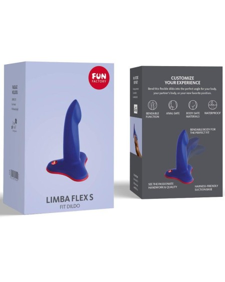 limba flex dildo size s electric blue