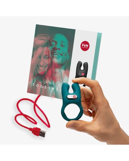 nos vibrant penis ring deep sea blue