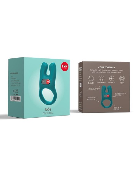 nos vibrant penis ring deep sea blue