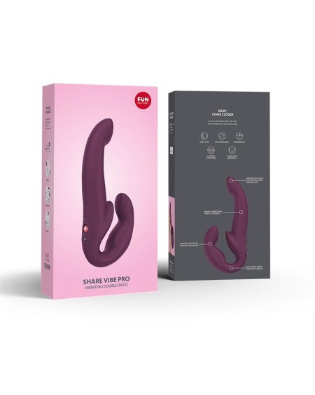 sshare vibe pro double vibrator burgundy