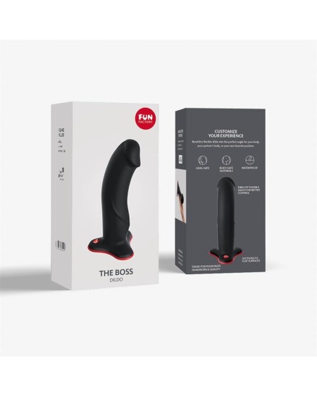 the boss stud dildo noir