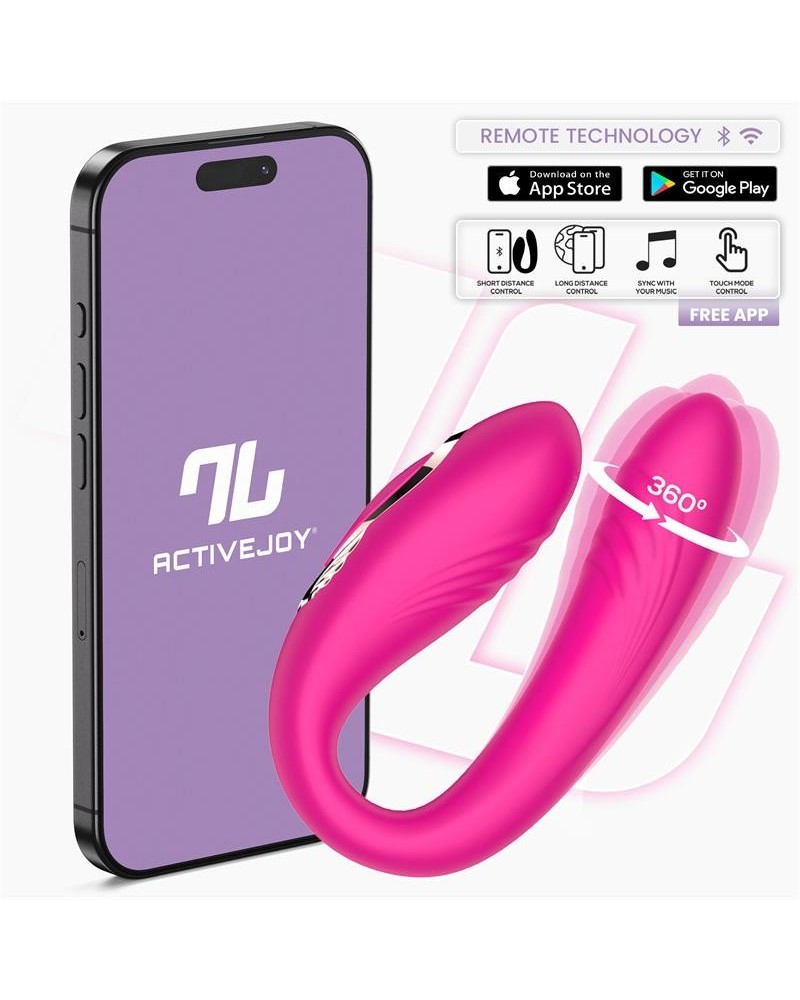 couty couples toy 360o oscilation with app