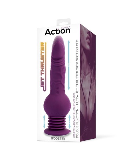 booster ultra jet thruster vibrator with powerfull ventouse cup