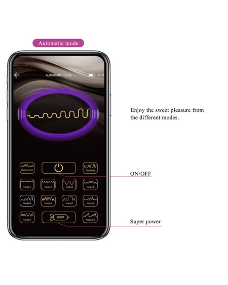 liam g-spot vibrator silicone with app violet