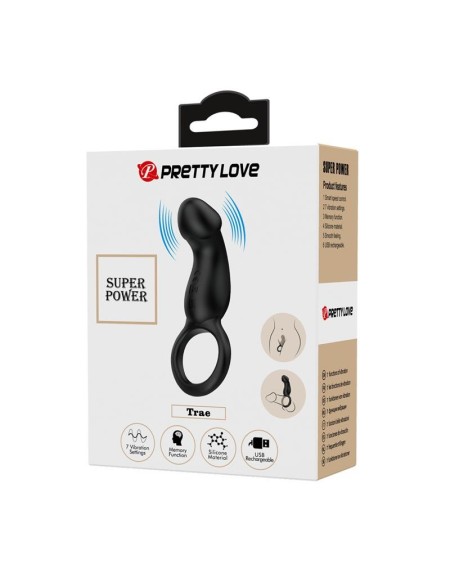 trae vibrant cock ring usb noir