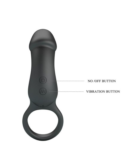 trae vibrant cock ring usb noir