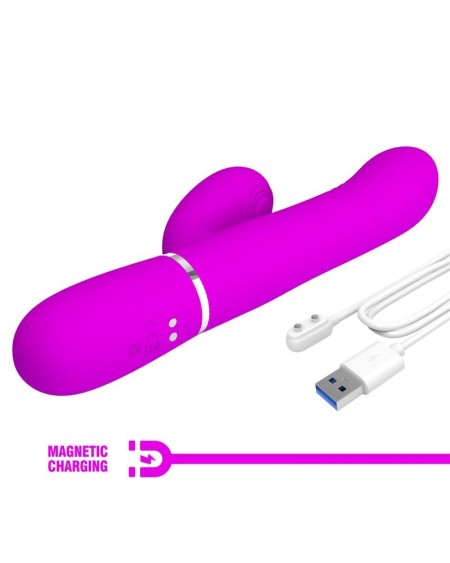 mariana vibrator 4 in 1 silicone fuchsia