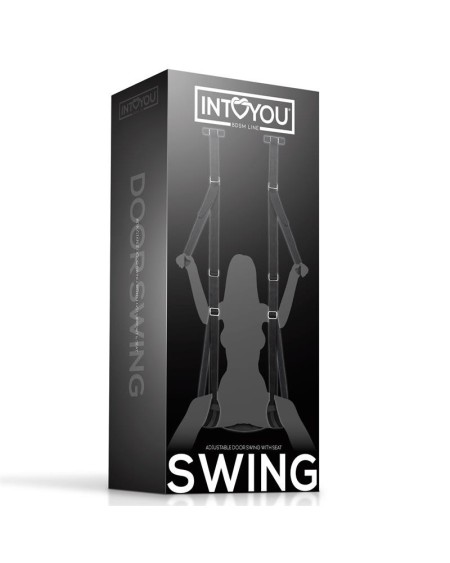 adjustable door swing with legs support and seat