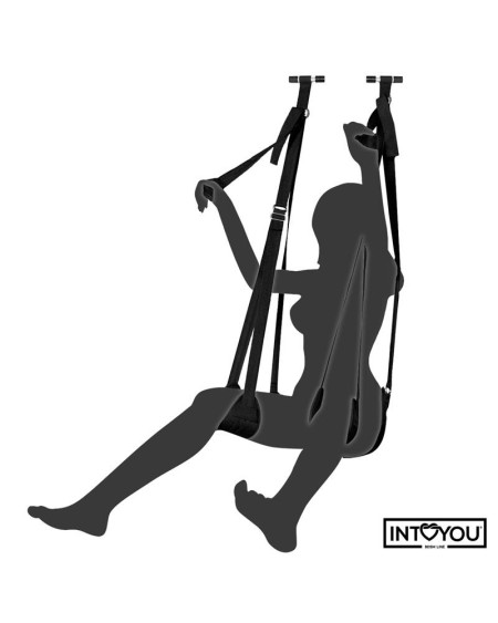 adjustable door swing with legs support and seat