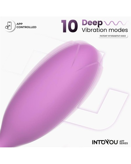 logan vibrant egg with app unibody silicone violet