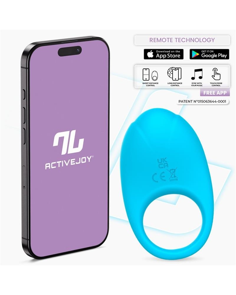 ringo vibrant ring with app unibody blue