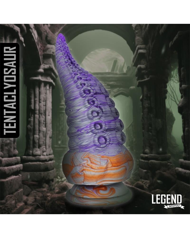 tentaclyosaur tentacle liquid silicone dildo 20 cm