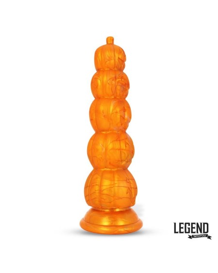 pumpkron pumpkin-shaped liquid silicone dildo 19,7 cm