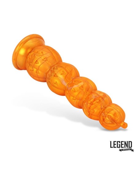 pumpkron pumpkin-shaped liquid silicone dildo 19,7 cm