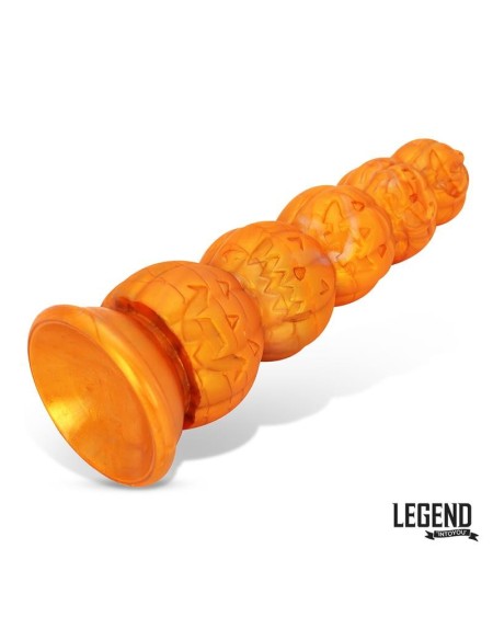 pumpkron pumpkin-shaped liquid silicone dildo 19,7 cm
