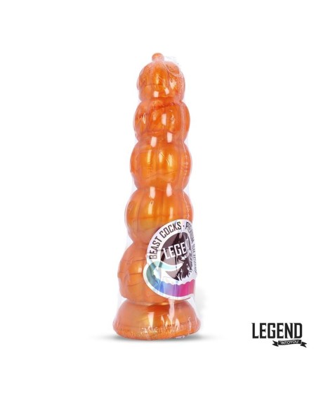 pumpkron pumpkin-shaped liquid silicone dildo 19,7 cm