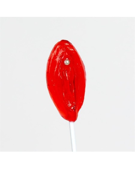 strawberry lollipop vagina-shaped