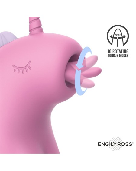 cupcake 360o rotating tongue massager