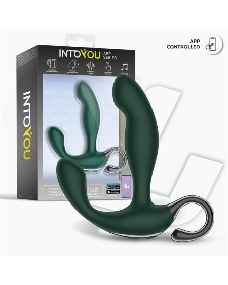 greeny prostate massager with finger wiggling and app
