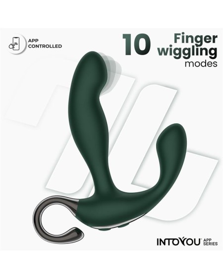 greeny prostate massager with finger wiggling and app