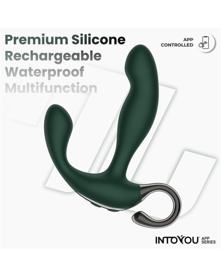 greeny prostate massager with finger wiggling and app