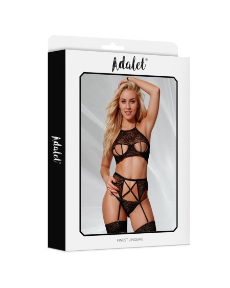 tessa bra and garter belt set