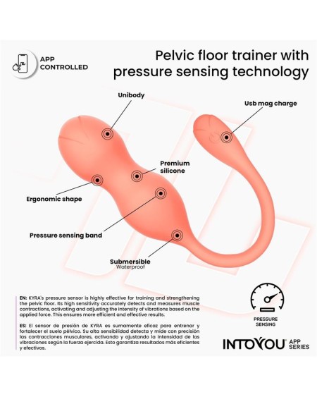 kyra pelvic floor trainer with pressure sensing and app