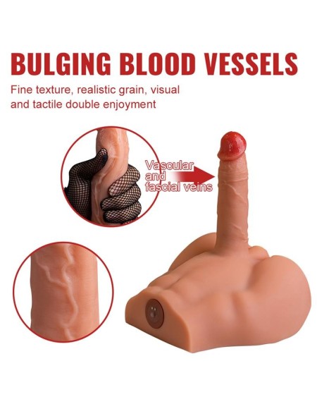 peel dildo and ass with thrusting and vibration masturbator 2.7 kg