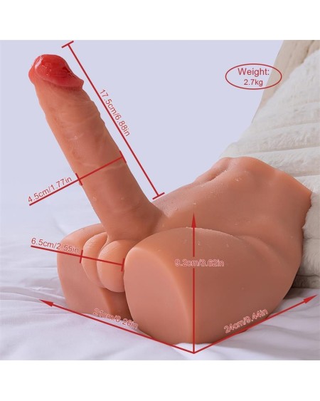 peel dildo and ass with thrusting and vibration masturbator 2.7 kg