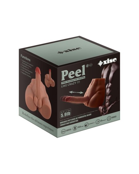 peel dildo and ass with thrusting and vibration masturbator 2.7 kg