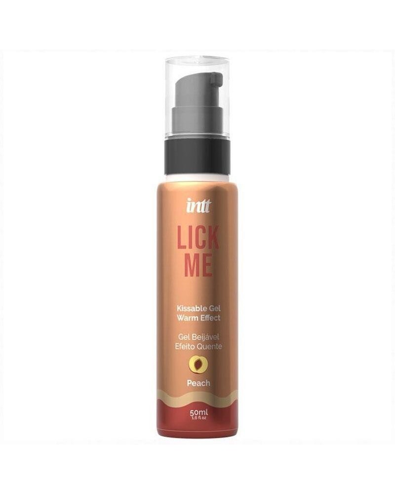 lick me peach kissable gel with warm effect 50ml