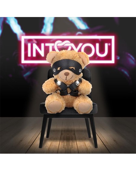 bearly keychain bdsm teddy bear with chest harness