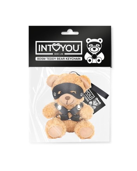bearly keychain bdsm teddy bear with chest harness