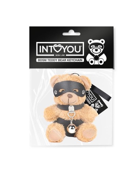 mimi keychain bdsm teddy bear with collar and bell