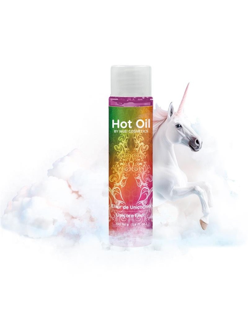 hot oil unicorn elixir warming massage oil 100 ml