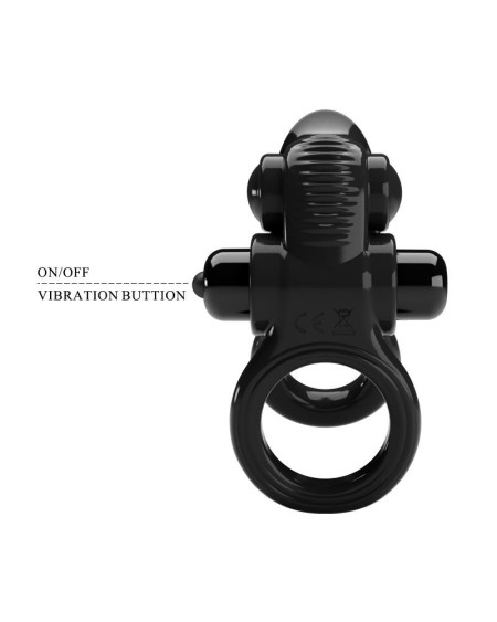 passionate double vibrant penis ring