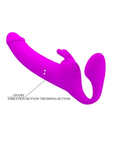 zanini vibrant strapless strapon silicone