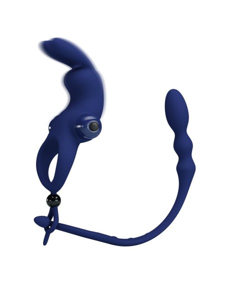 vibrant penis ring with anal chain
