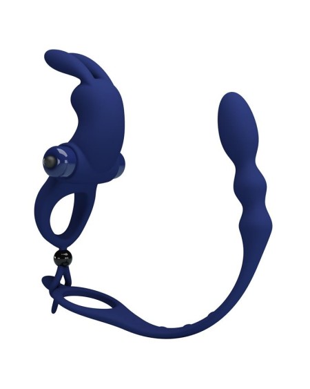 vibrant penis ring with anal chain