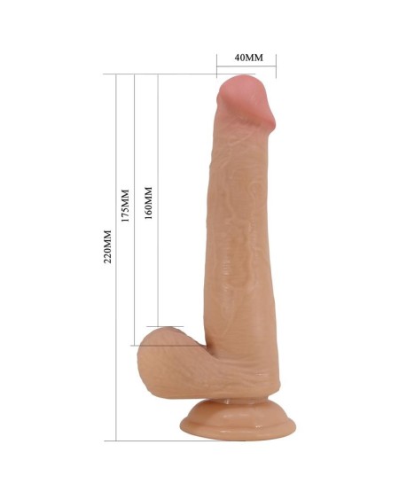 tallen dildo with sliding peau retractil 22 cm