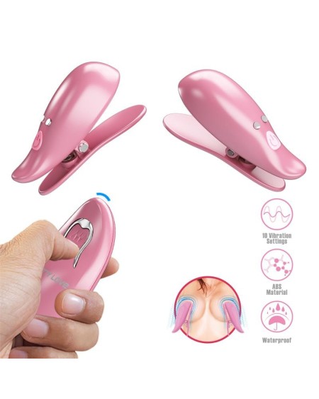 cailey nipple clamps with vibration and remote