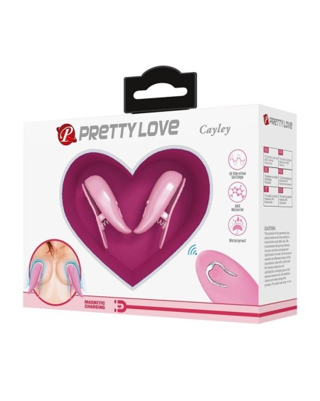 cailey nipple clamps with vibration and remote