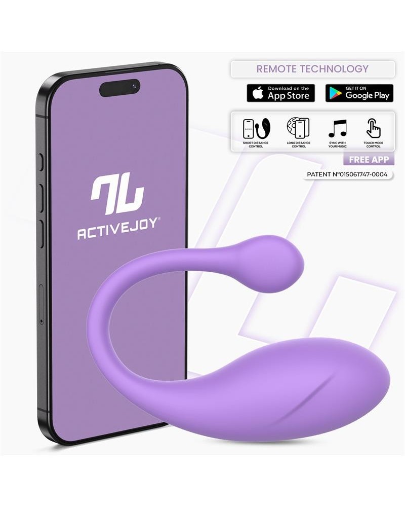 bulby egg vibrator with app lavander