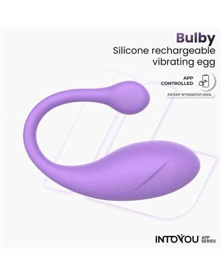 bulby egg vibrator with app lavander