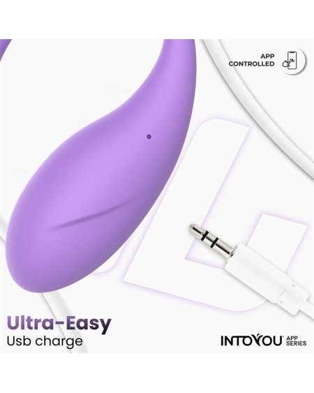 bulby egg vibrator with app lavander