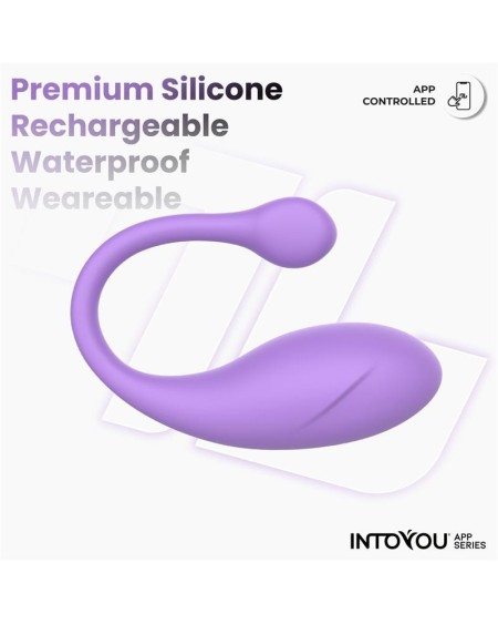 bulby egg vibrator with app lavander