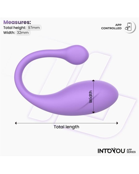 bulby egg vibrator with app lavander