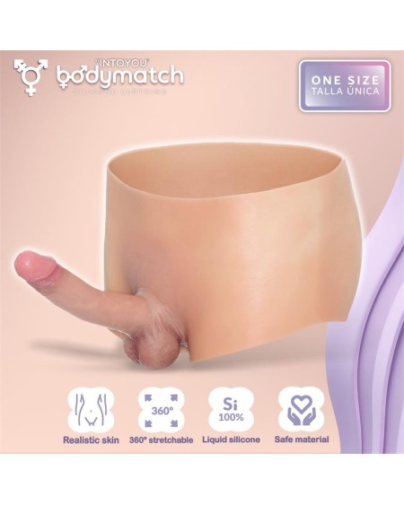 blayke boxer with 18 cm built-in penis liquid silicone one size