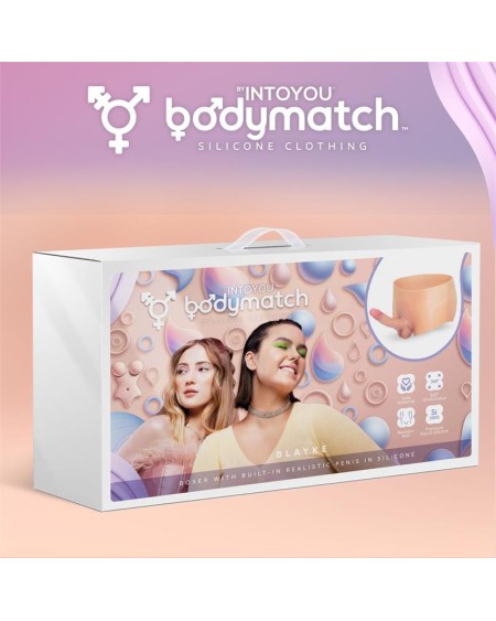 blayke boxer with 18 cm built-in penis liquid silicone one size